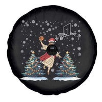 He Is Rizzin Spare Tire Cover Funny Christmas Slam Dunk Basketball Gift - Wonder Print Shop