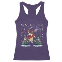 He Is Rizzin Racerback Tank Top Funny Christmas Slam Dunk Basketball Gift - Wonder Print Shop