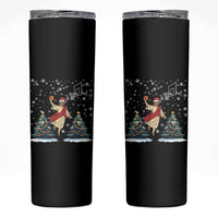 He Is Rizzin Skinny Tumbler Funny Christmas Slam Dunk Basketball Gift