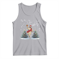 He Is Rizzin Tank Top Funny Christmas Slam Dunk Basketball Gift - Wonder Print Shop