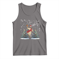 He Is Rizzin Tank Top Funny Christmas Slam Dunk Basketball Gift - Wonder Print Shop