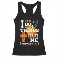 Christian Basketball Racerback Tank Top I Can Do All Things Through Christ Bible Verse - Wonder Print Shop