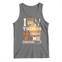 Christian Basketball Tank Top I Can Do All Things Through Christ Bible Verse - Wonder Print Shop