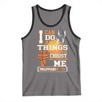 Christian Basketball Tank Top I Can Do All Things Through Christ Bible Verse - Wonder Print Shop