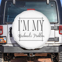 Funny Im My Husbands Problem Wife Spare Tire Cover Marriage Couple Gift