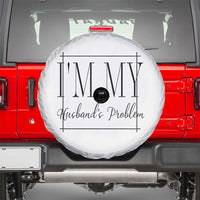 Funny Im My Husbands Problem Wife Spare Tire Cover Marriage Couple Gift