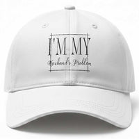 Funny Im My Husbands Problem Wife Baseball Cap Marriage Couple Gift