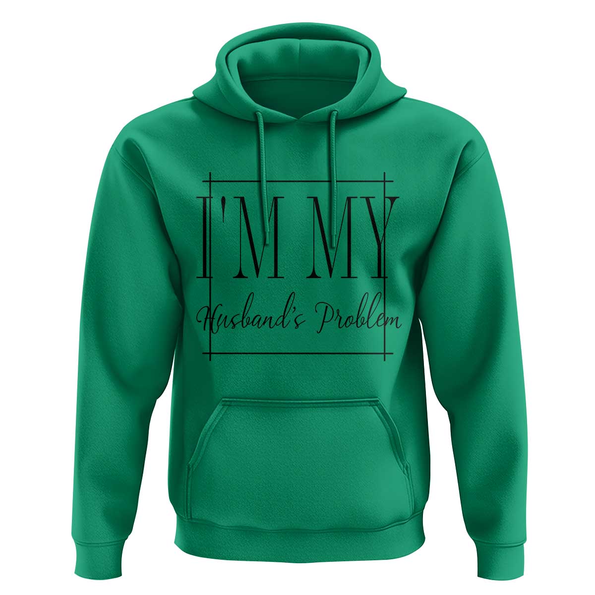 Funny Im My Husbands Problem Wife Hoodie Marriage Couple Gift