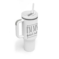 Funny Im My Husbands Problem Wife Tumbler With Handle Marriage Couple Gift