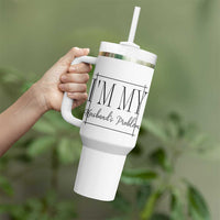 Funny Im My Husbands Problem Wife Tumbler With Handle Marriage Couple Gift