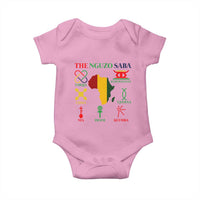 Nguzo Saba Seven Principles Baby Onesie Festival Of Lights African Heritage Gift - Wonder Print Shop