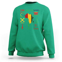 Nguzo Saba Seven Principles Sweatshirt Festival Of Lights African Heritage Gift - Wonder Print Shop
