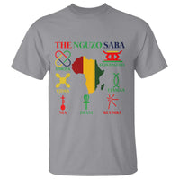 Nguzo Saba Seven Principles T Shirt Festival Of Lights African Heritage Gift - Wonder Print Shop