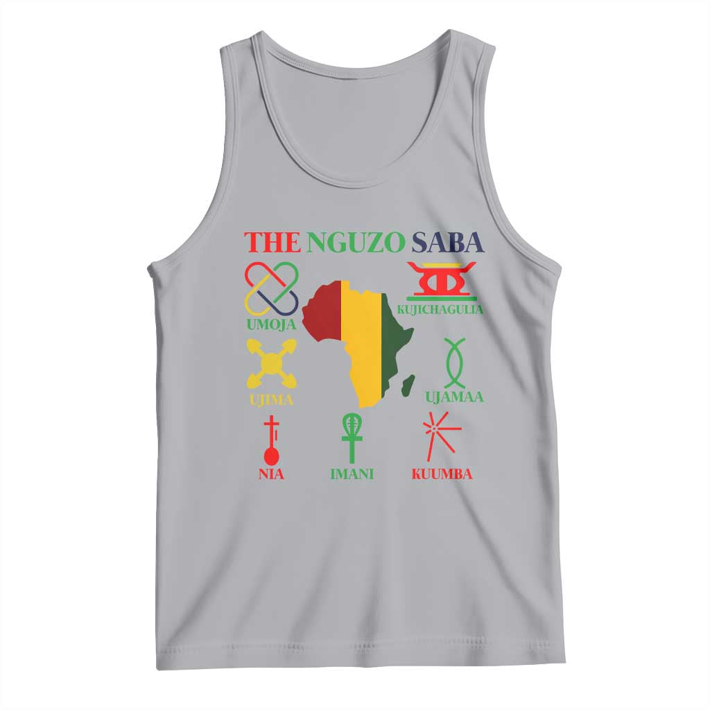 Nguzo Saba Seven Principles Tank Top Festival Of Lights African Heritage Gift - Wonder Print Shop