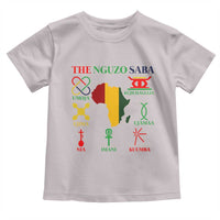 Nguzo Saba Seven Principles Toddler T Shirt Festival Of Lights African Heritage Gift - Wonder Print Shop