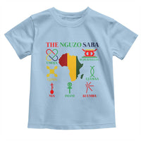 Nguzo Saba Seven Principles Toddler T Shirt Festival Of Lights African Heritage Gift - Wonder Print Shop