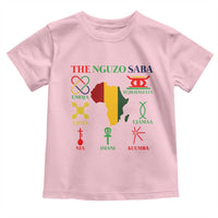 Nguzo Saba Seven Principles Toddler T Shirt Festival Of Lights African Heritage Gift - Wonder Print Shop
