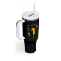 Nguzo Saba Seven Principles Tumbler With Handle Festival Of Lights African Heritage Gift - Wonder Print Shop