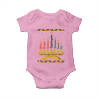 7 Principles Of Kwanzaa Baby Onesie Festival Of Lights African Heritage Gift - Wonder Print Shop