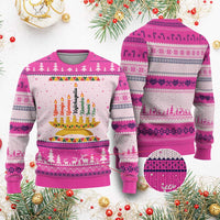 7 Principles Of Kwanzaa Ugly Christmas Sweater Festival Of Lights African Heritage Gift - Wonder Print Shop