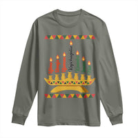 7 Principles Of Kwanzaa Long Sleeve Shirt Festival Of Lights African Heritage Gift - Wonder Print Shop