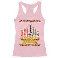 7 Principles Of Kwanzaa Racerback Tank Top Festival Of Lights African Heritage Gift - Wonder Print Shop