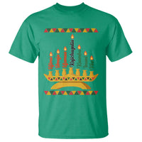 7 Principles Of Kwanzaa T Shirt Festival Of Lights African Heritage Gift - Wonder Print Shop