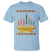 7 Principles Of Kwanzaa T Shirt Festival Of Lights African Heritage Gift - Wonder Print Shop