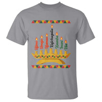 7 Principles Of Kwanzaa T Shirt Festival Of Lights African Heritage Gift - Wonder Print Shop