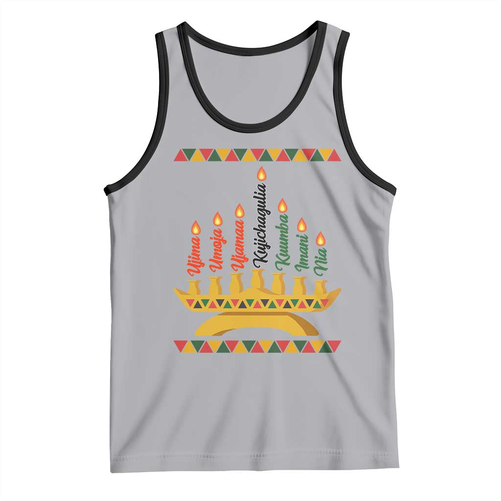7 Principles Of Kwanzaa Tank Top Festival Of Lights African Heritage Gift - Wonder Print Shop