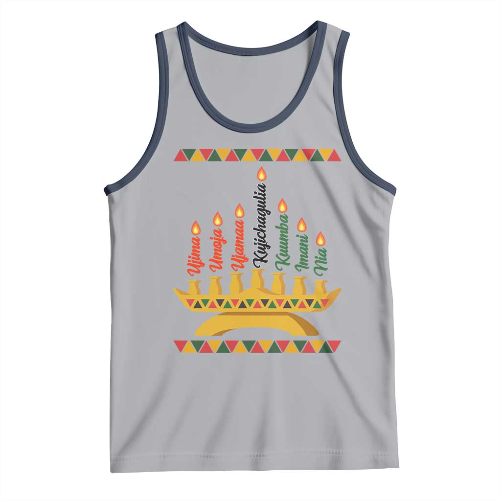 7 Principles Of Kwanzaa Tank Top Festival Of Lights African Heritage Gift - Wonder Print Shop