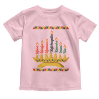 7 Principles Of Kwanzaa Toddler T Shirt Festival Of Lights African Heritage Gift - Wonder Print Shop