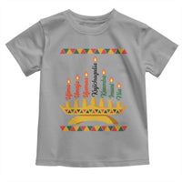 7 Principles Of Kwanzaa Toddler T Shirt Festival Of Lights African Heritage Gift - Wonder Print Shop