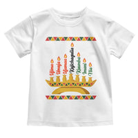 7 Principles Of Kwanzaa Toddler T Shirt Festival Of Lights African Heritage Gift - Wonder Print Shop