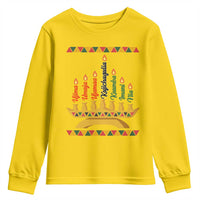 7 Principles Of Kwanzaa Youth Sweatshirt Festival Of Lights African Heritage Gift - Wonder Print Shop