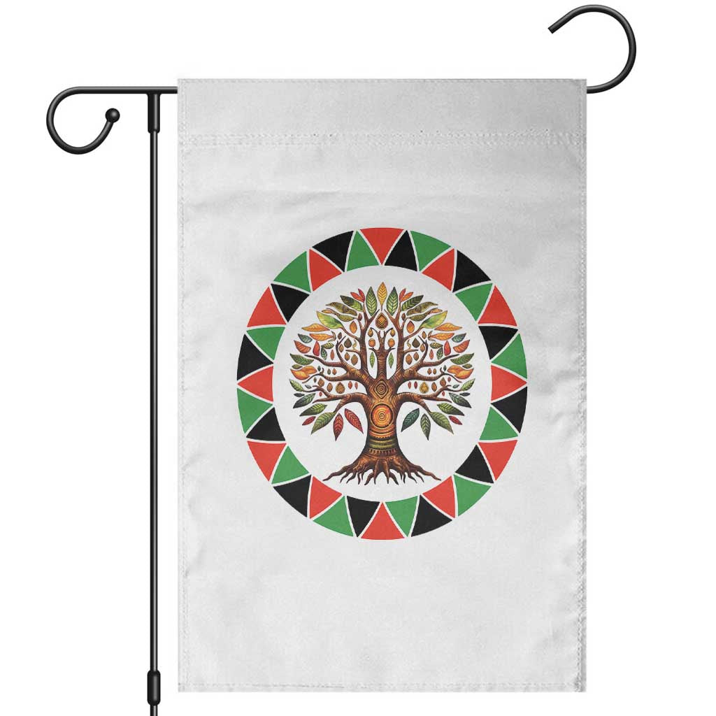 Kwanzaa Tree Of Life Garden Flag African American Holiday Gift - Wonder Print Shop