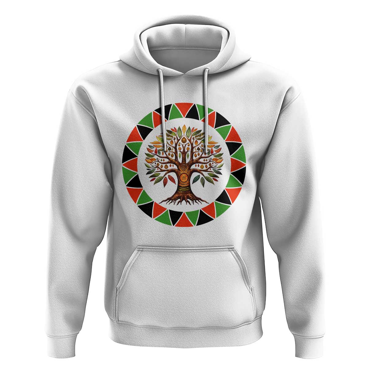 Kwanzaa Tree Of Life Hoodie African American Holiday Gift - Wonder Print Shop