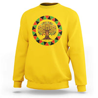 Kwanzaa Tree Of Life Sweatshirt African American Holiday Gift - Wonder Print Shop