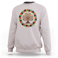Kwanzaa Tree Of Life Sweatshirt African American Holiday Gift - Wonder Print Shop