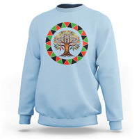 Kwanzaa Tree Of Life Sweatshirt African American Holiday Gift - Wonder Print Shop