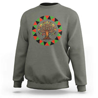 Kwanzaa Tree Of Life Sweatshirt African American Holiday Gift - Wonder Print Shop