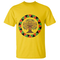 Kwanzaa Tree Of Life T Shirt African American Holiday Gift - Wonder Print Shop
