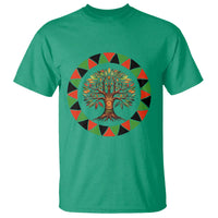Kwanzaa Tree Of Life T Shirt African American Holiday Gift - Wonder Print Shop