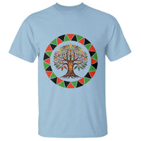 Kwanzaa Tree Of Life T Shirt African American Holiday Gift - Wonder Print Shop