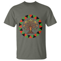 Kwanzaa Tree Of Life T Shirt African American Holiday Gift - Wonder Print Shop
