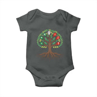 Seven Candles Of Kwanzaa Tree Of Life Baby Onesie African Heritage Gift - Wonder Print Shop