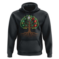 Seven Candles Of Kwanzaa Tree Of Life Hoodie African Heritage Gift - Wonder Print Shop