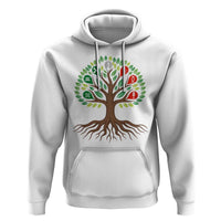 Seven Candles Of Kwanzaa Tree Of Life Hoodie African Heritage Gift - Wonder Print Shop