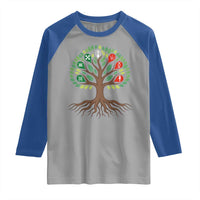 Seven Candles Of Kwanzaa Tree Of Life Raglan Shirt African Heritage Gift - Wonder Print Shop