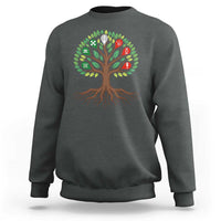 Seven Candles Of Kwanzaa Tree Of Life Sweatshirt African Heritage Gift - Wonder Print Shop